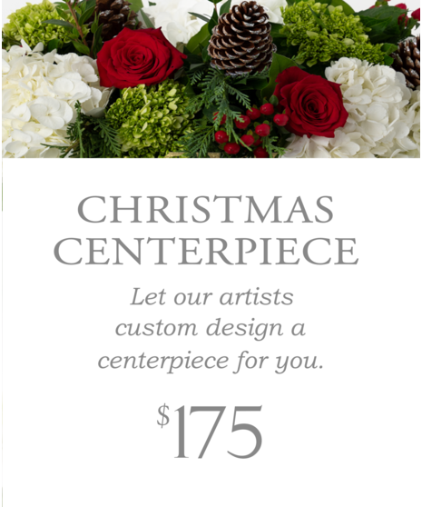 Custom Design Holiday Centerpiece $175