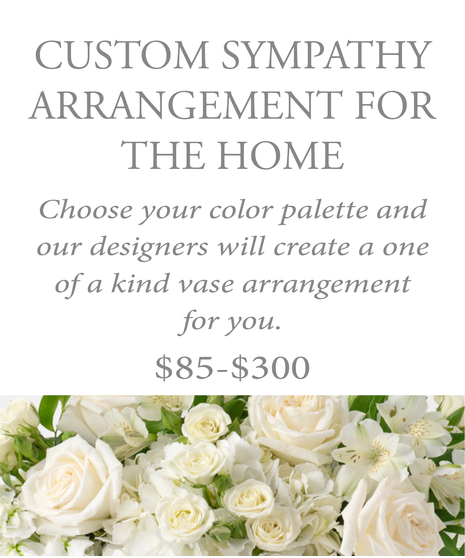 Custom Design Sympathy Arrangement For The Home