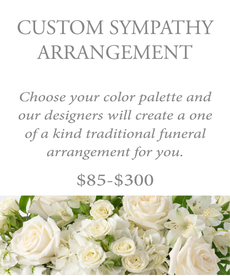 Custom Design Sympathy Traditional Arrangement